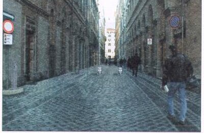 percorso pedonale simulazione