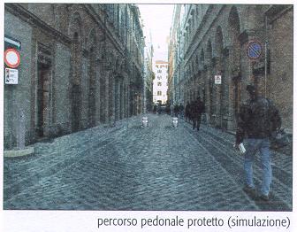 Percorso pedonale - Simulazione