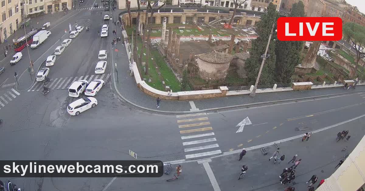 SkylineWebcams - Largo di Torre Argentina Live